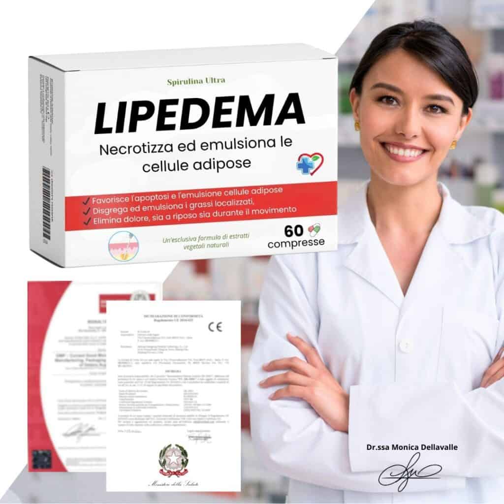 Integratore Lipedema per il trattamento naturale del lipedema e delle cellule adipose.
