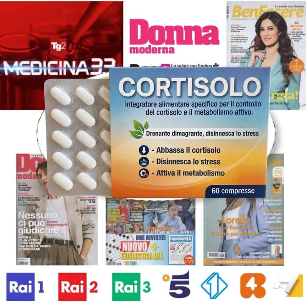 Integratore di cortisolo per controllo stress e metabolismo.
