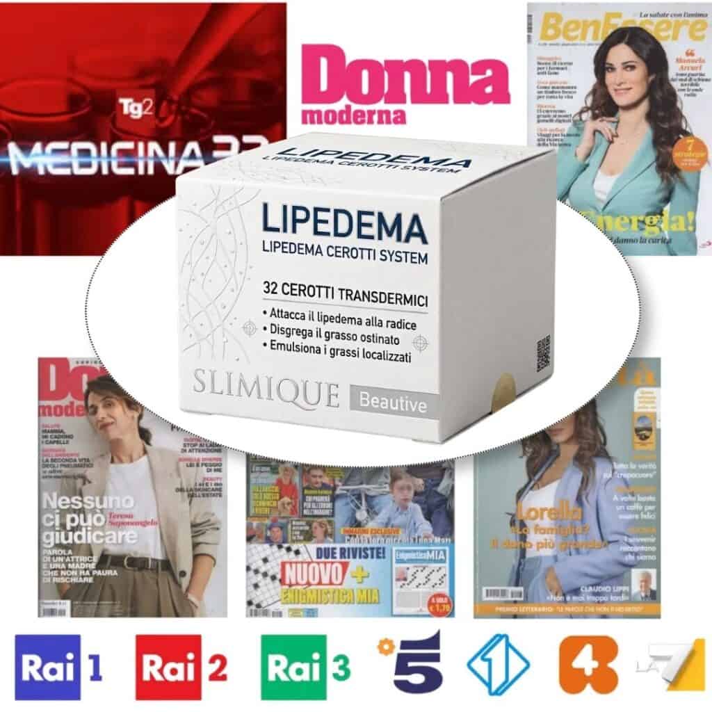 Lipedema Cerotti System per il trattamento del lipedema, 32 cerotti transdermici.
