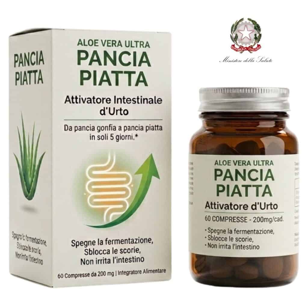 Integratore Pancia Piatta Aloe Vera Ultra con 60 compresse.